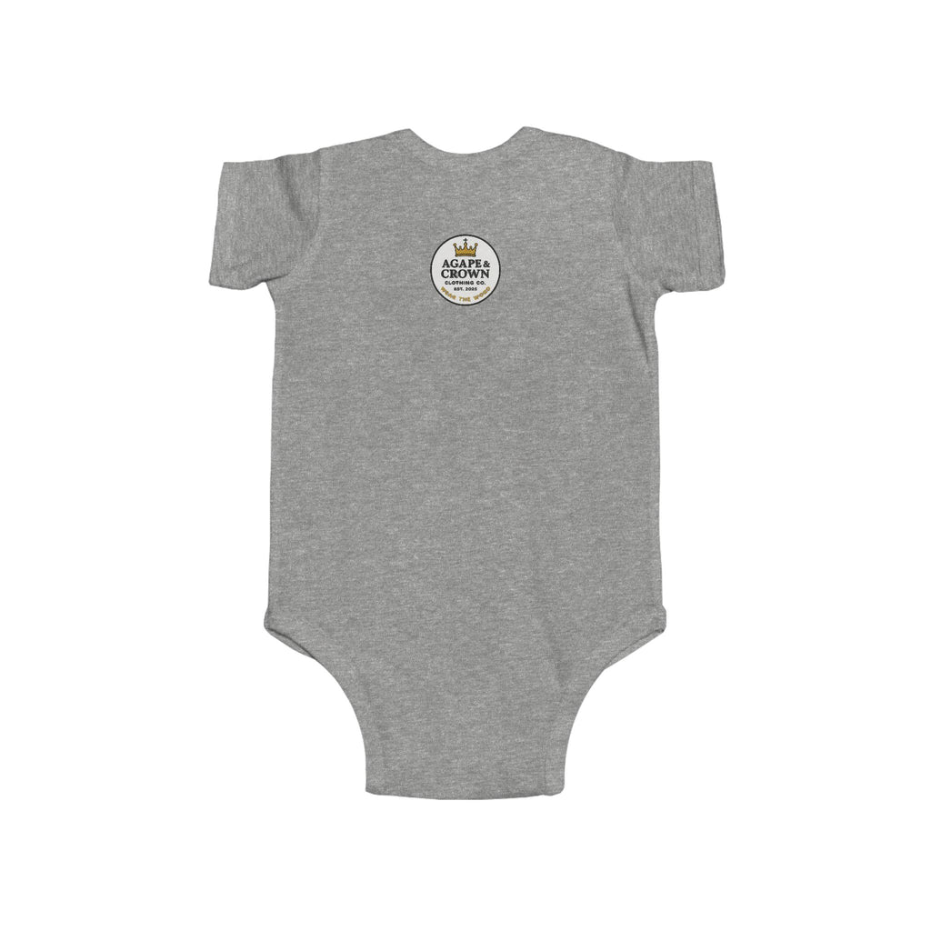 Baby Bodysuit - Crowned Cross Emblem | Infant Fine Jersey Onesie
