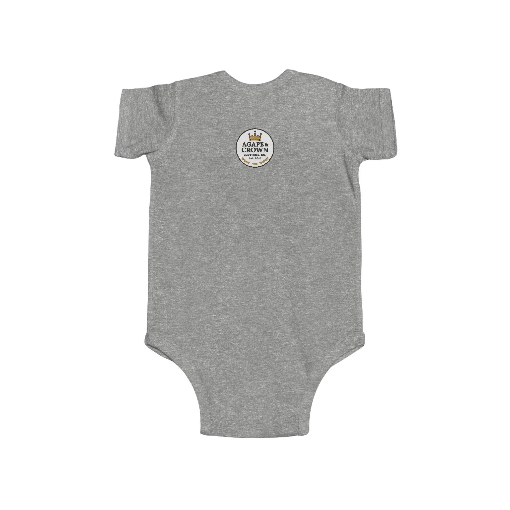 Baby Bodysuit - Crowned Cross Emblem | Infant Fine Jersey Onesie