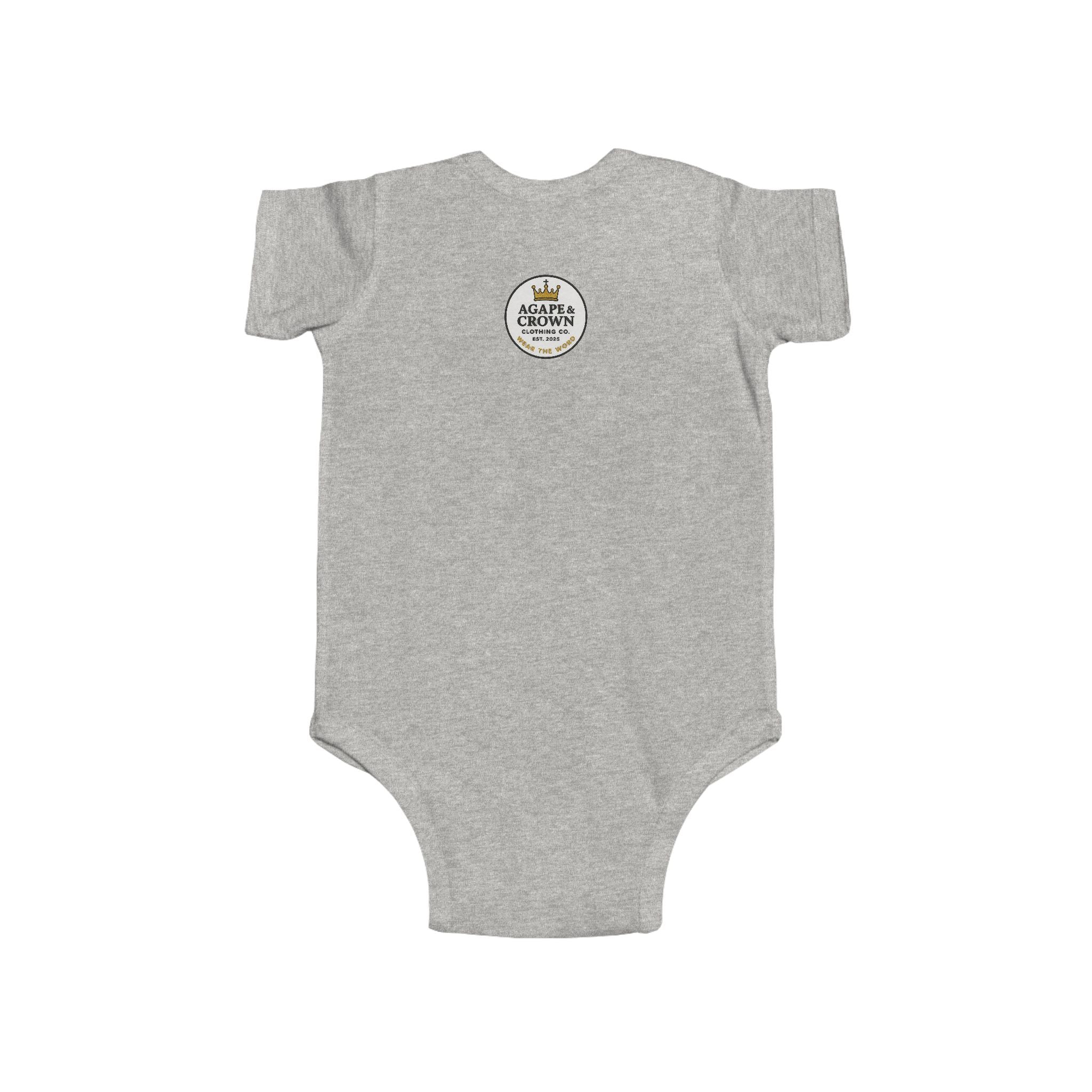 Baby Bodysuit - Crowned Cross Emblem | Infant Fine Jersey Onesie