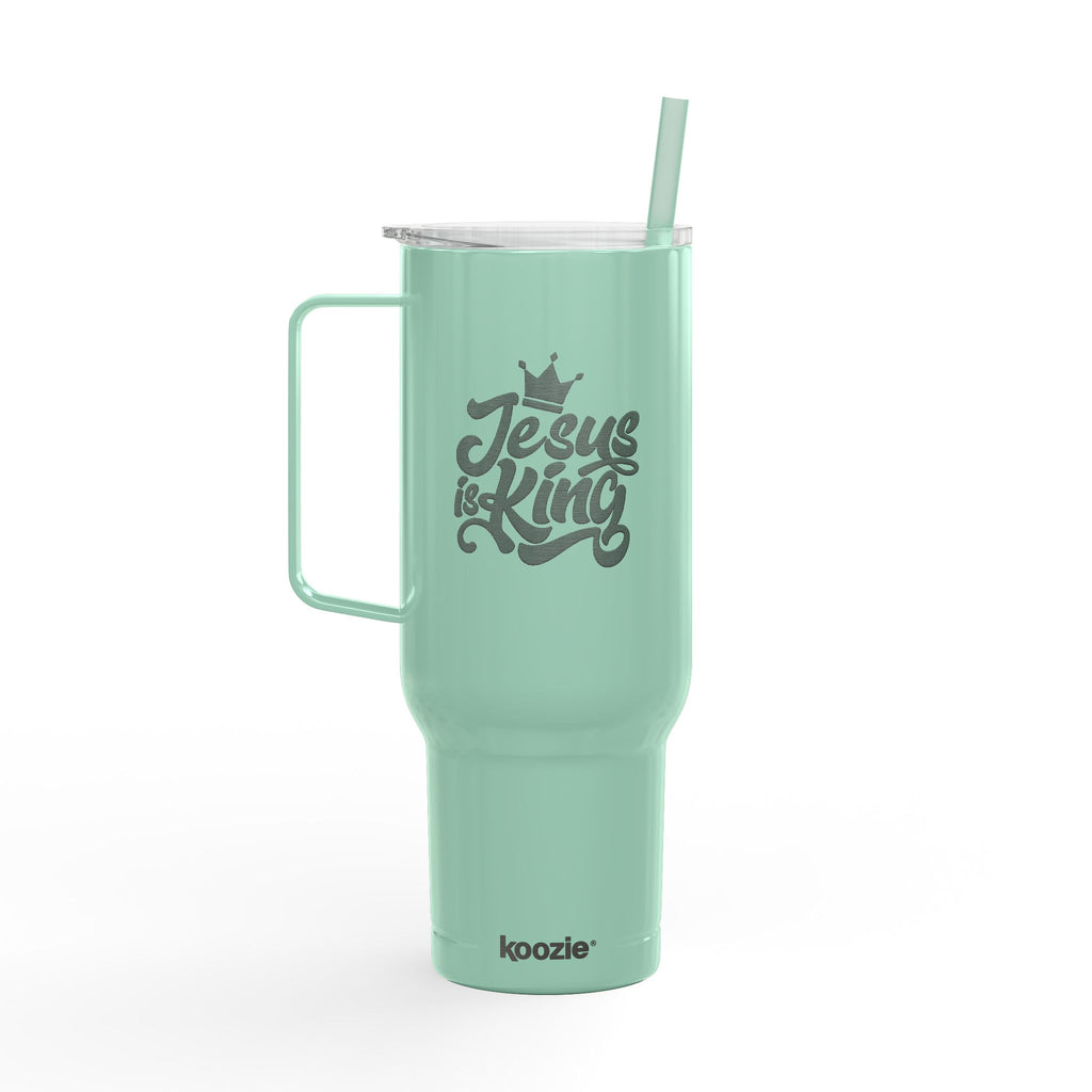40oz Insulated "Jesus is King" Tumbler with Lid l