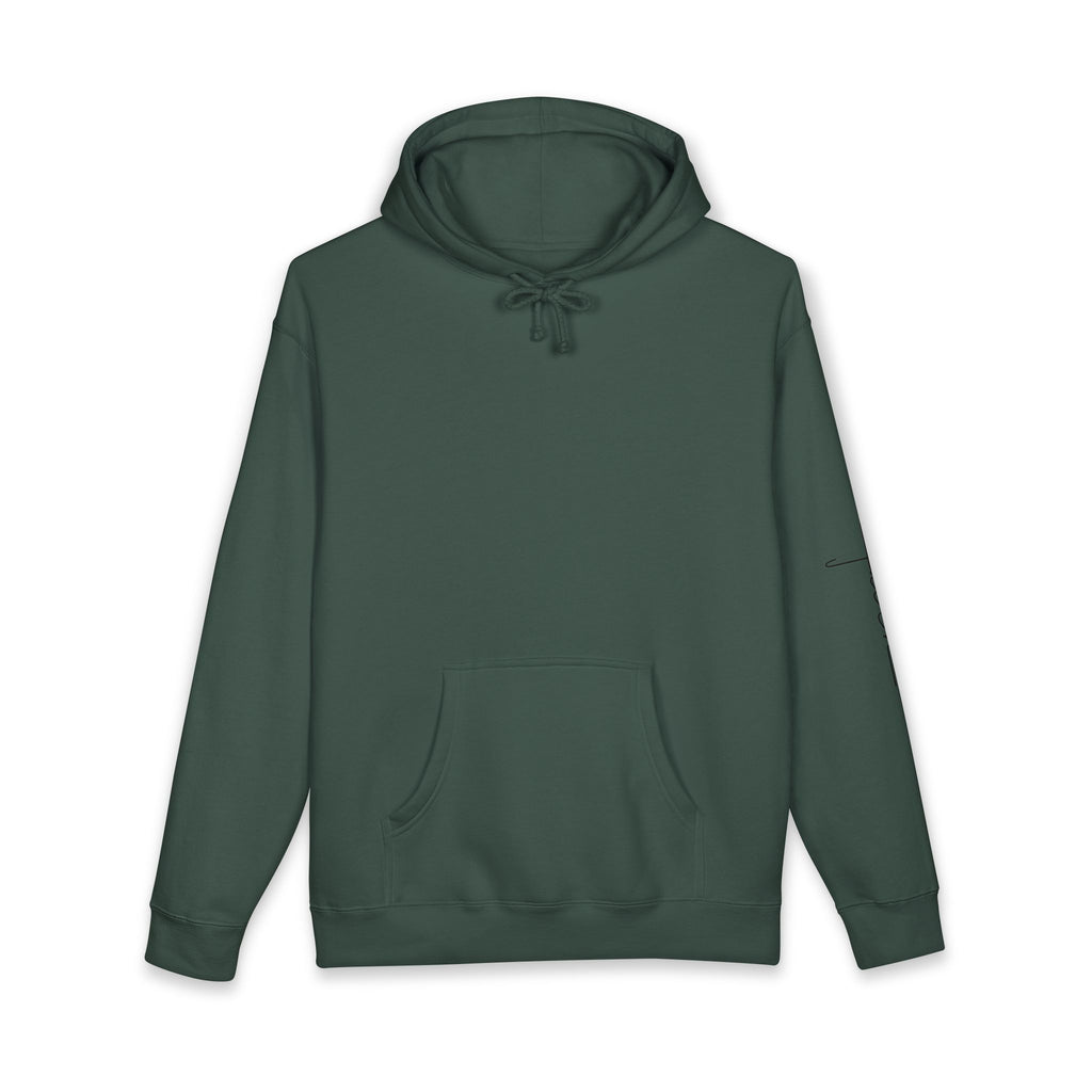 Crowned Cross Hoodie — Christian Faith Graphic Hooded Sweatshirt