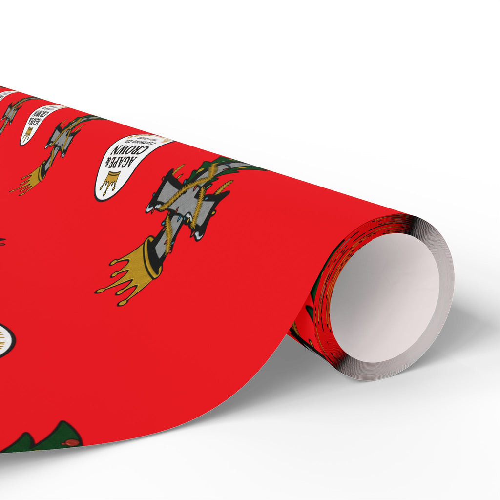 Crowned Cross  Holiday Gift Wrap