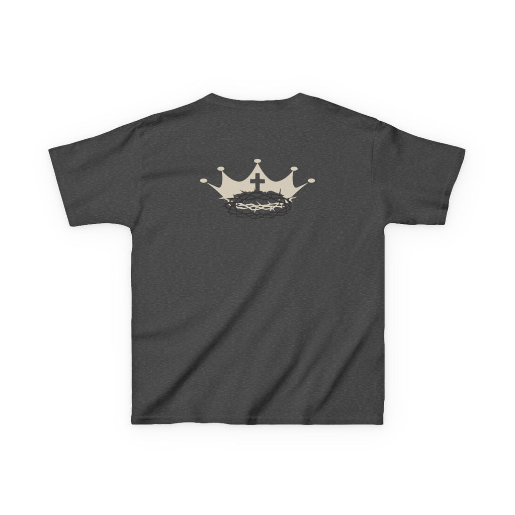 Kids Crown & Crown of Thorns Tee — Christian Faith Youth T-Shirt