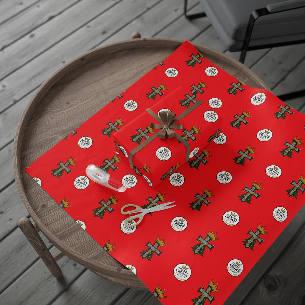 Crowned Cross  Holiday Gift Wrap
