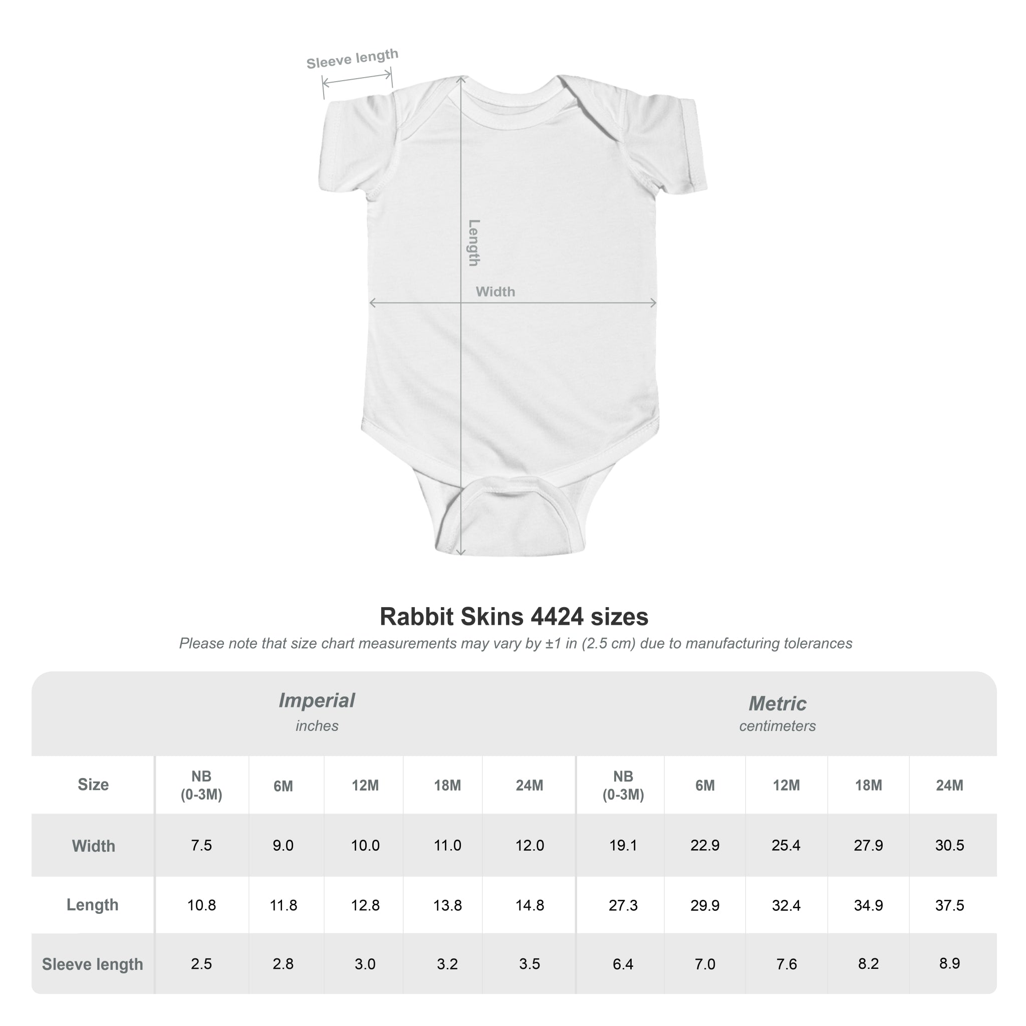 Baby Bodysuit - Crowned Cross Emblem | Infant Fine Jersey Onesie