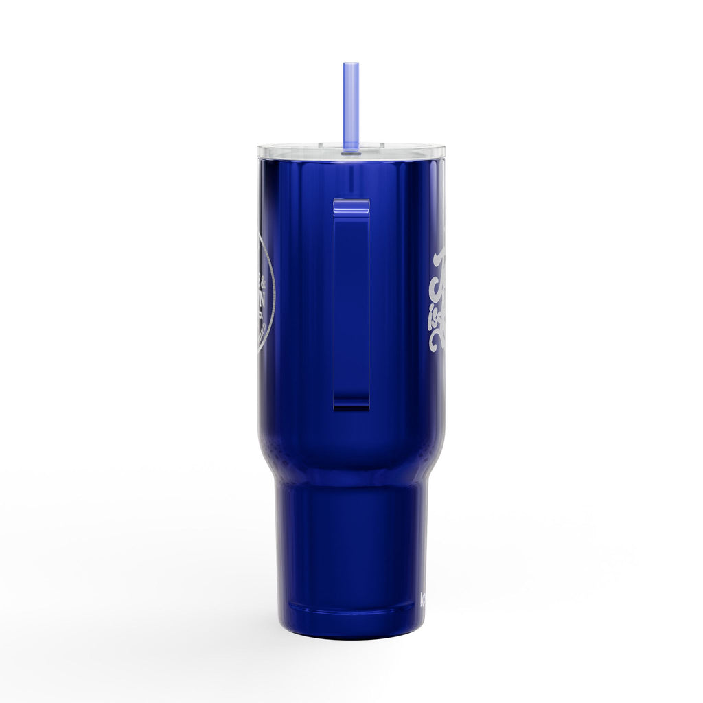 40oz Insulated "Jesus is King" Tumbler with Lid l