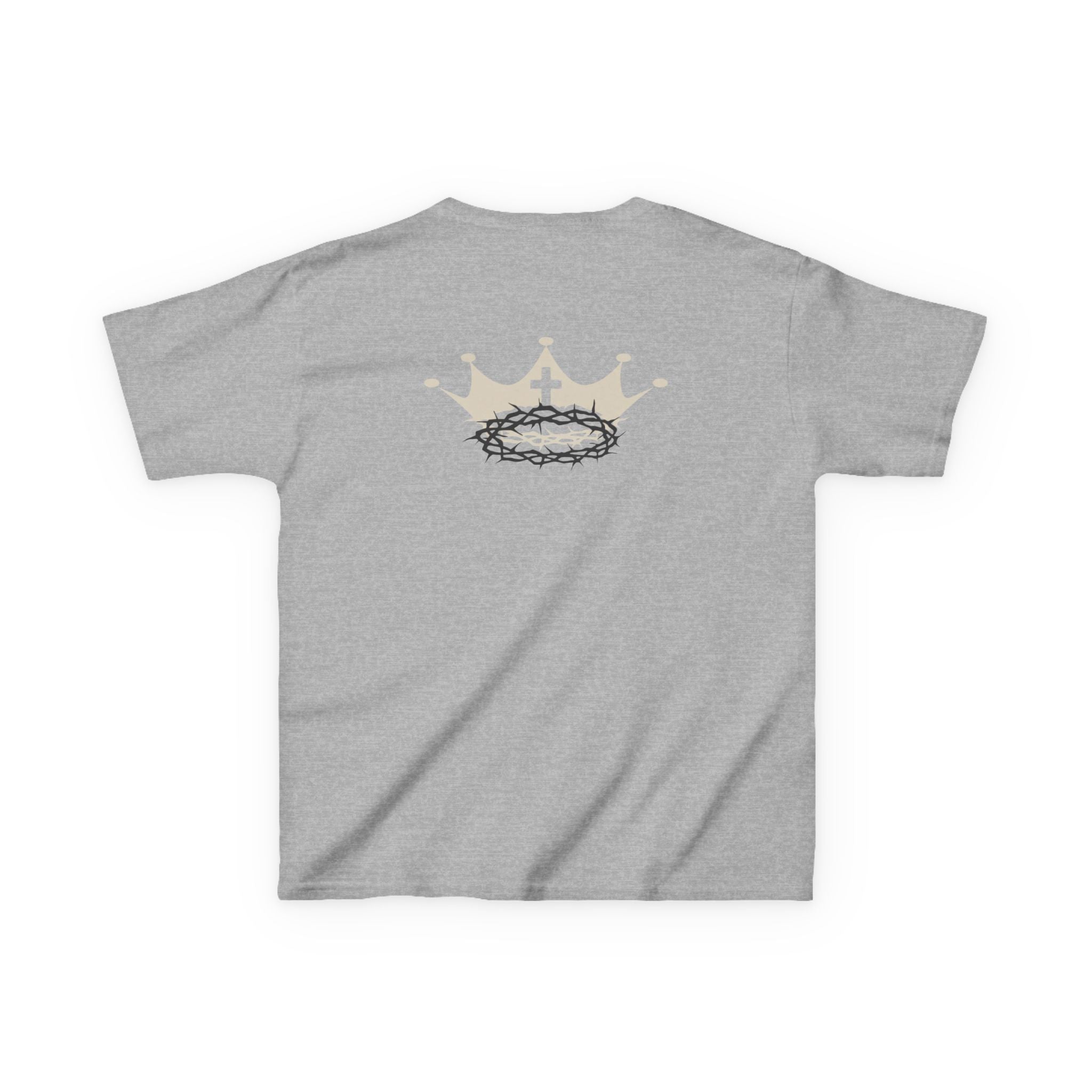 Kids Crown & Crown of Thorns Tee — Christian Faith Youth T-Shirt