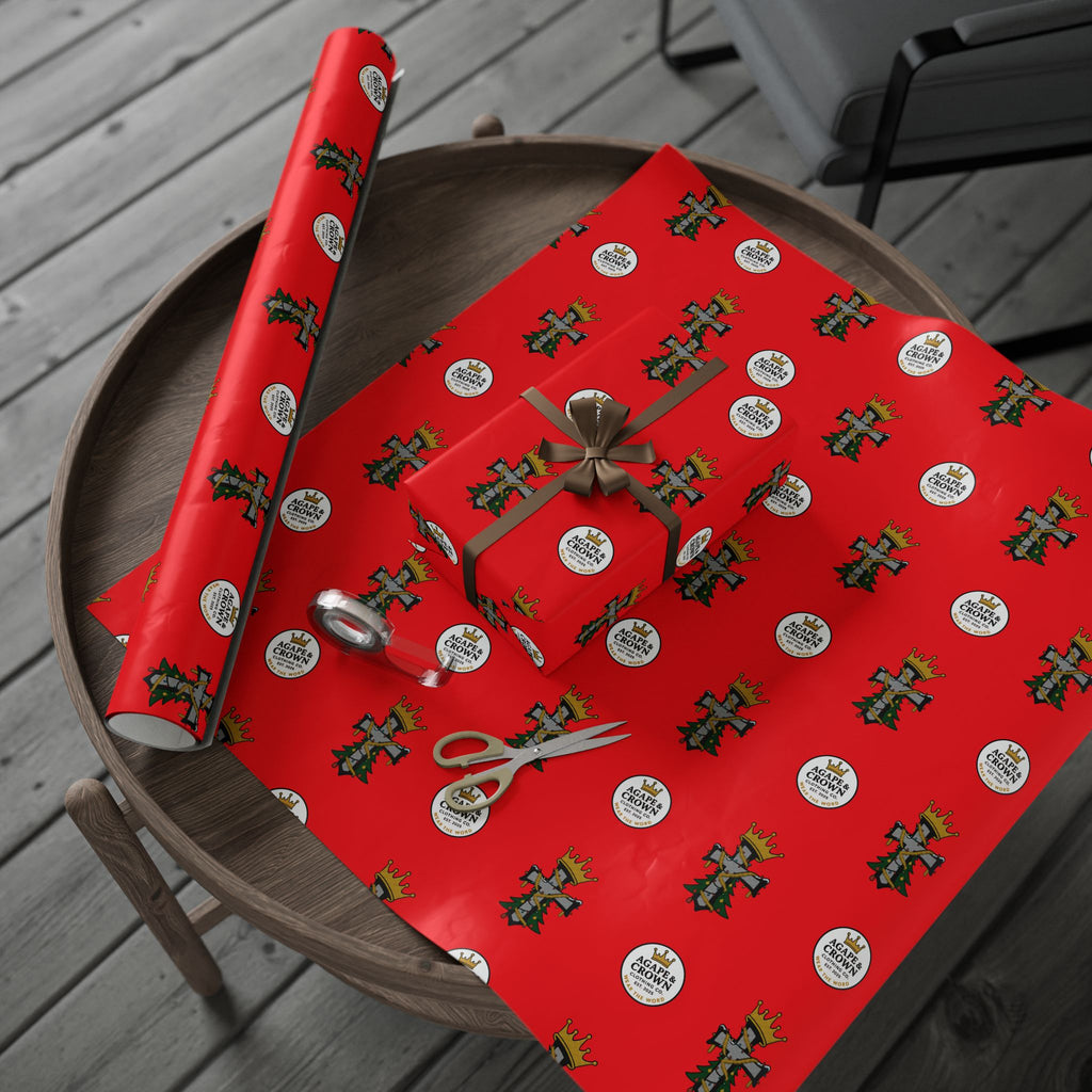 Crowned Cross  Holiday Gift Wrap