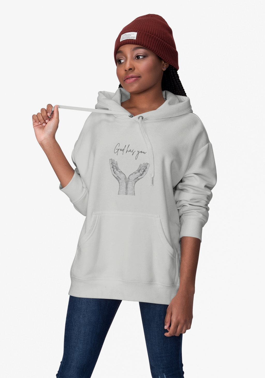 Unisex Fleece Hoodie God Has You