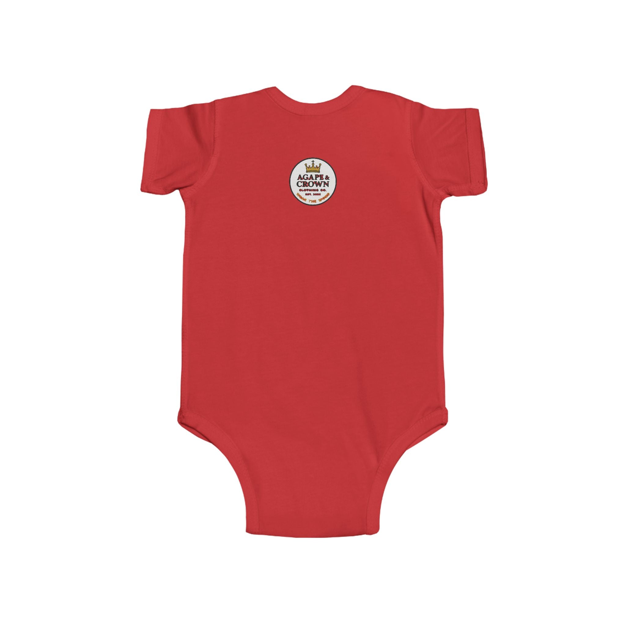 Baby Bodysuit - Crowned Cross Emblem | Infant Fine Jersey Onesie