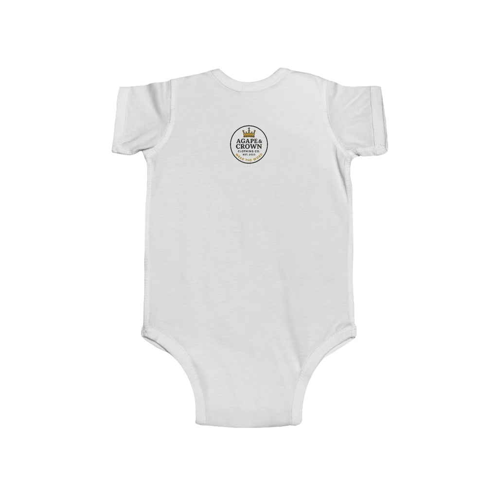 Baby Bodysuit - Crowned Cross Emblem | Infant Fine Jersey Onesie