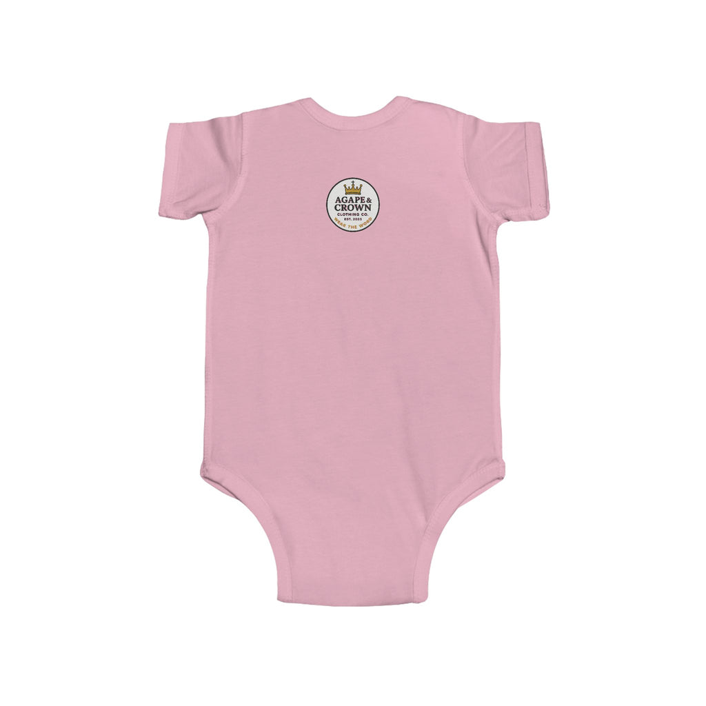 Baby Bodysuit - Crowned Cross Emblem | Infant Fine Jersey Onesie