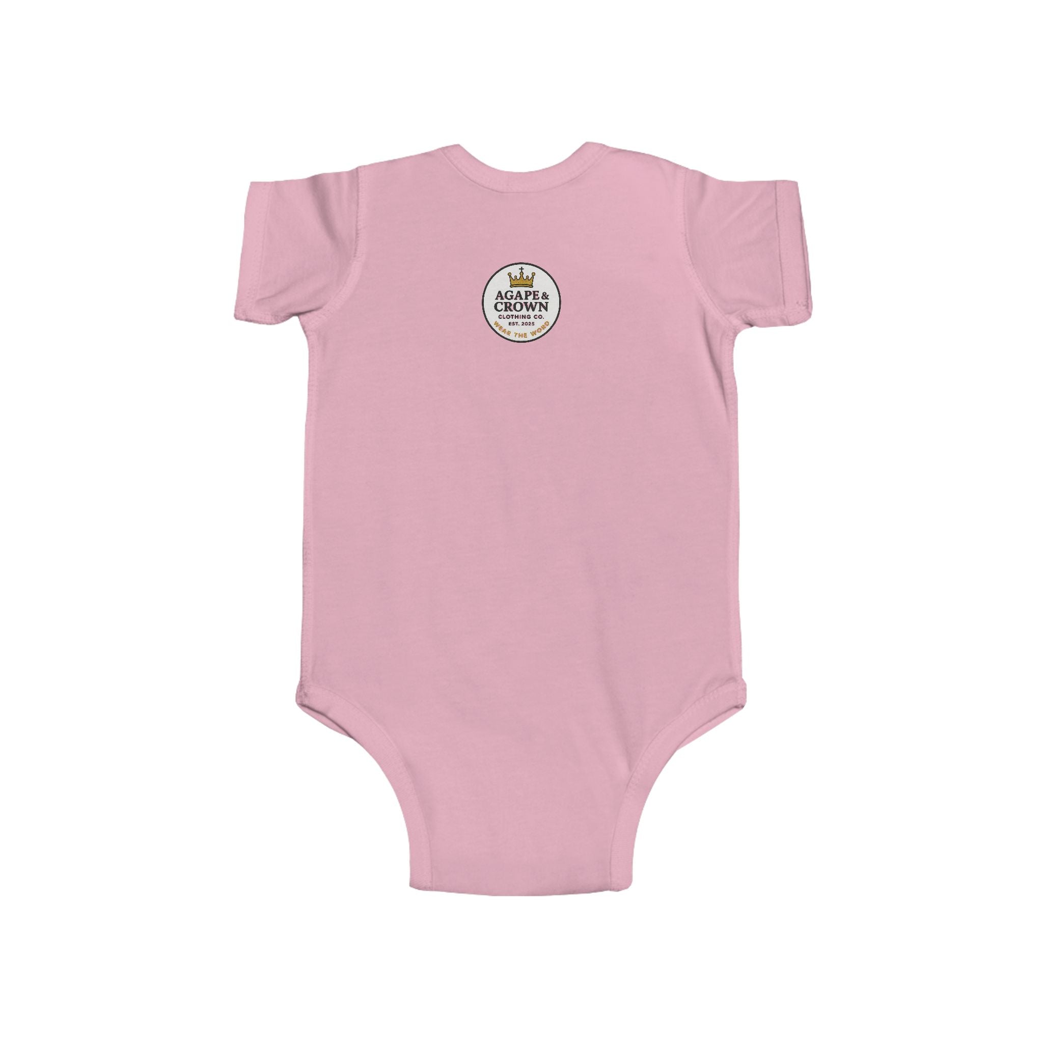 Baby Bodysuit - Crowned Cross Emblem | Infant Fine Jersey Onesie