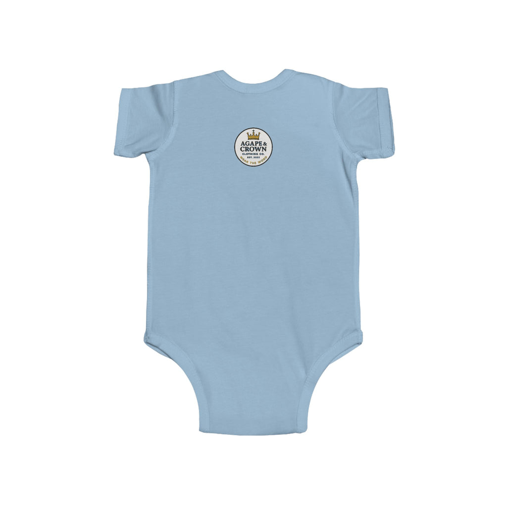 Baby Bodysuit - Crowned Cross Emblem | Infant Fine Jersey Onesie