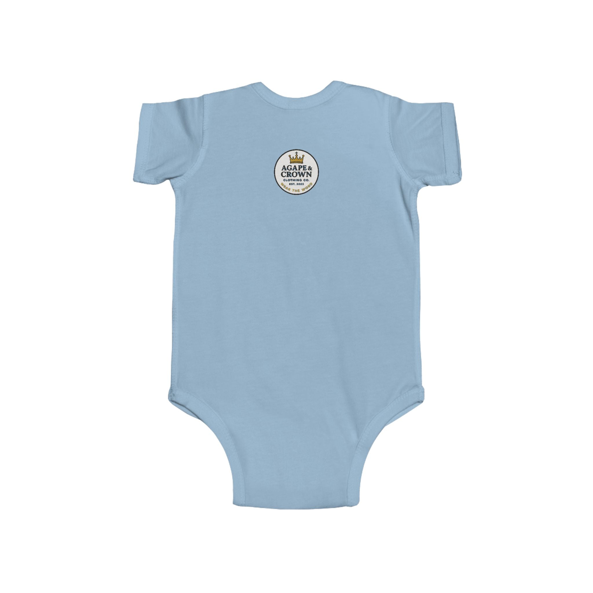 Baby Bodysuit - Crowned Cross Emblem | Infant Fine Jersey Onesie