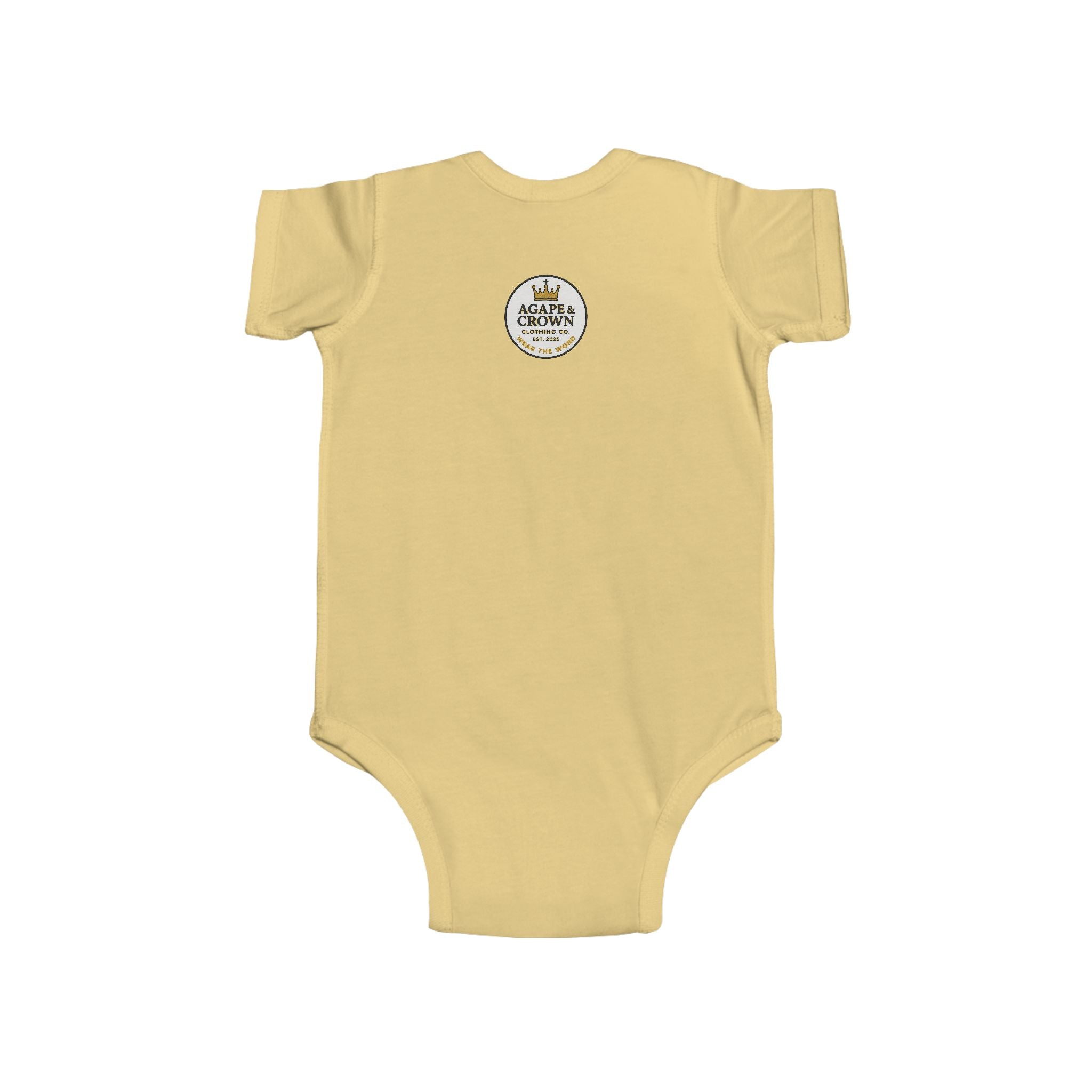 Baby Bodysuit - Crowned Cross Emblem | Infant Fine Jersey Onesie