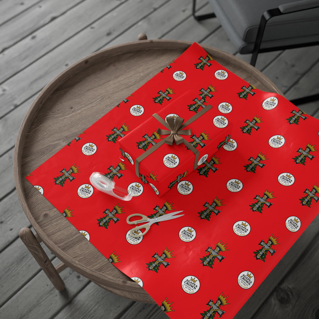 Crowned Cross  Holiday Gift Wrap