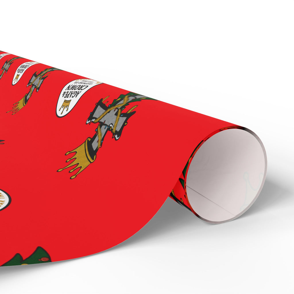 Crowned Cross  Holiday Gift Wrap