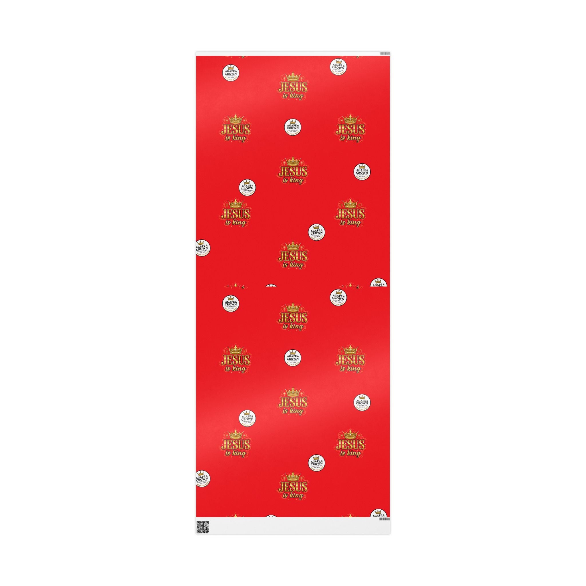 Christmas religious holiday wrap Jesus Is King