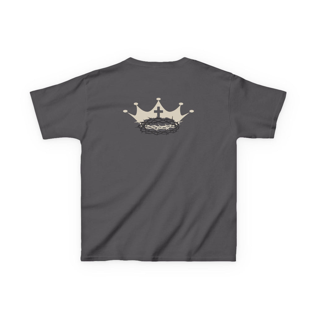 Kids Crown & Crown of Thorns Tee — Christian Faith Youth T-Shirt