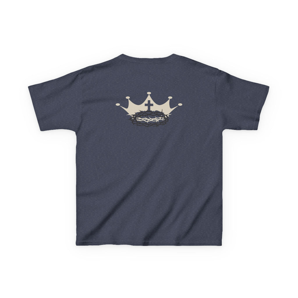 Kids Crown & Crown of Thorns Tee — Christian Faith Youth T-Shirt
