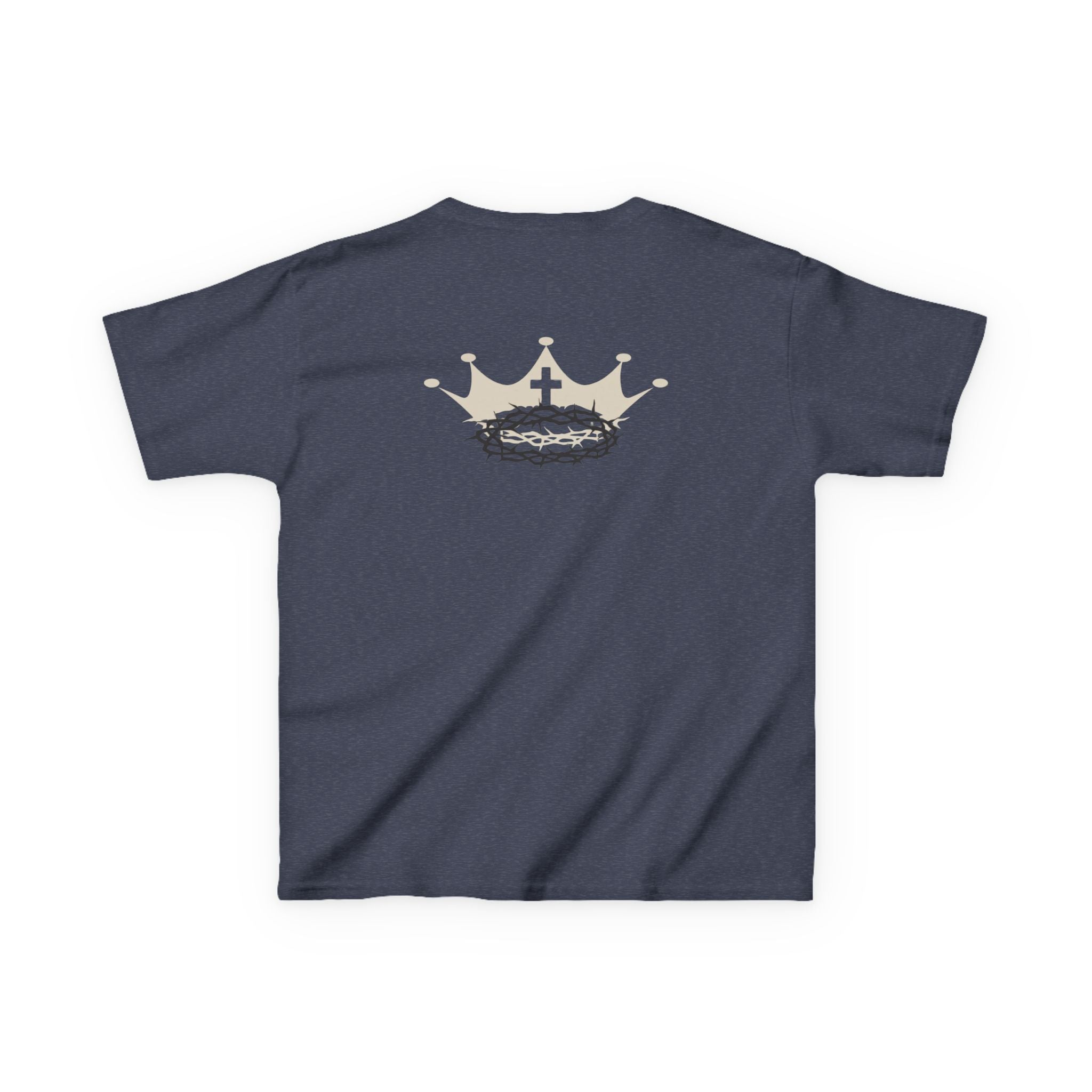 Kids Crown & Crown of Thorns Tee — Christian Faith Youth T-Shirt