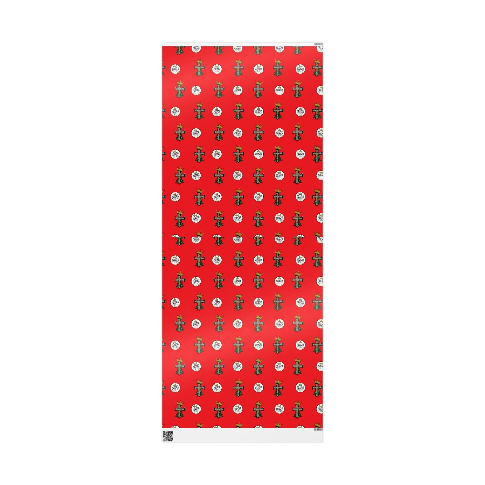 Crowned Cross  Holiday Gift Wrap