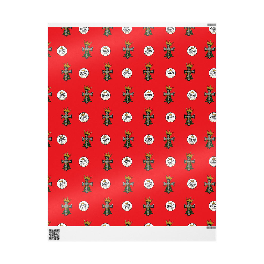 Crowned Cross  Holiday Gift Wrap