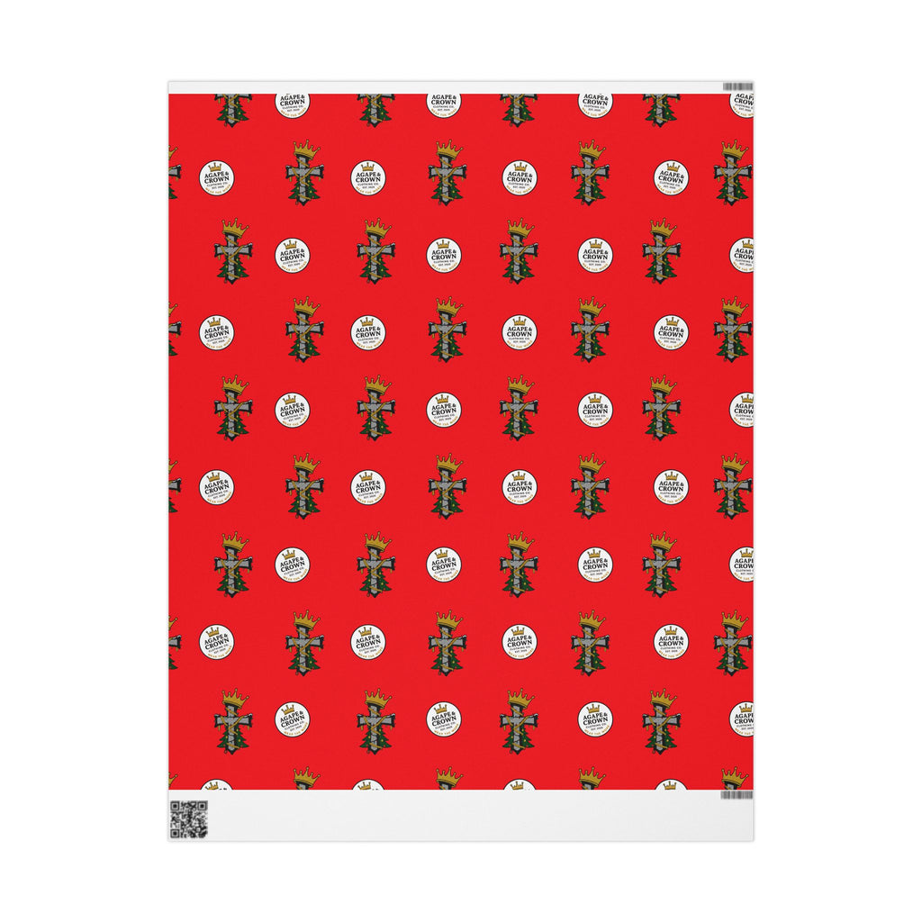 Crowned Cross  Holiday Gift Wrap