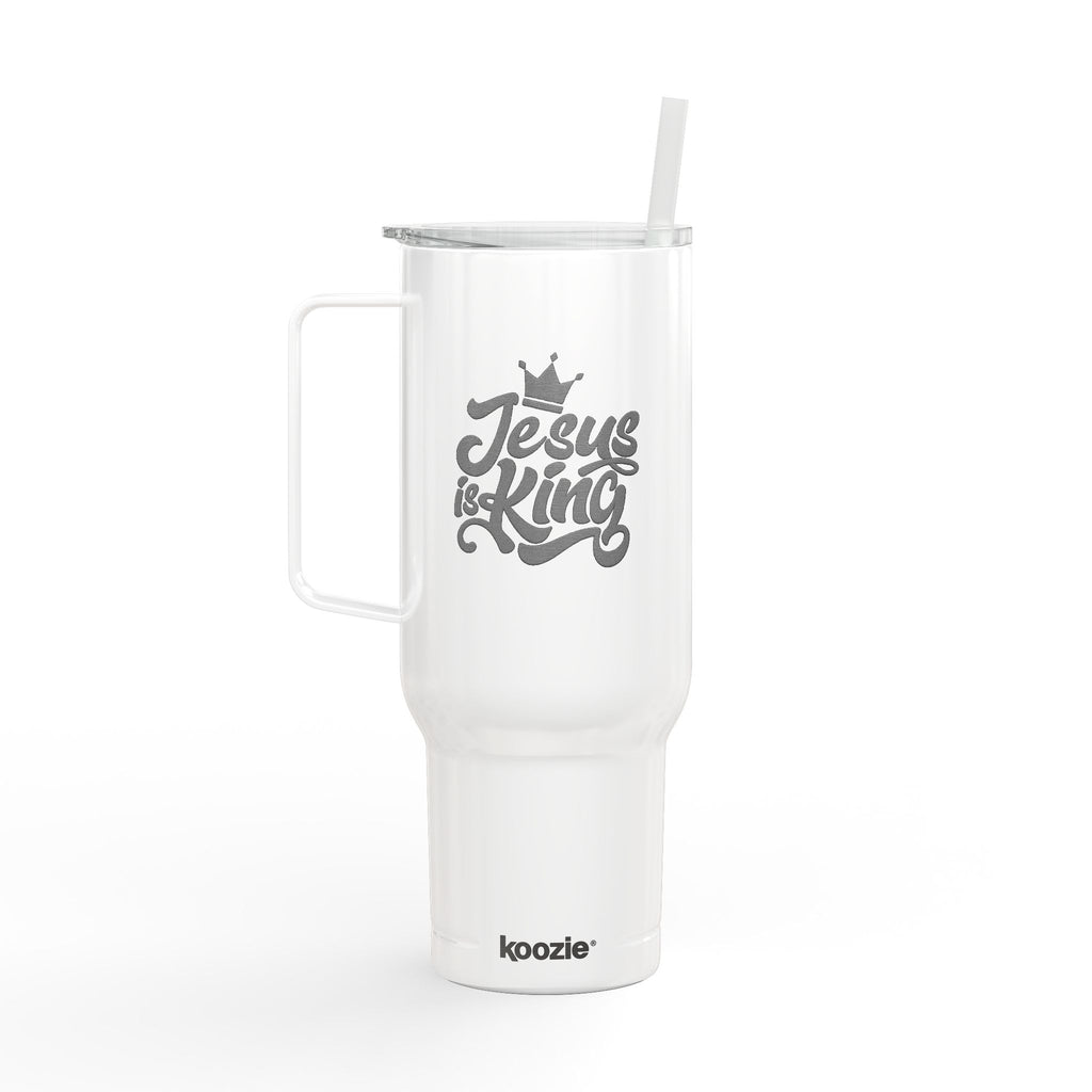 40oz Insulated "Jesus is King" Tumbler with Lid l