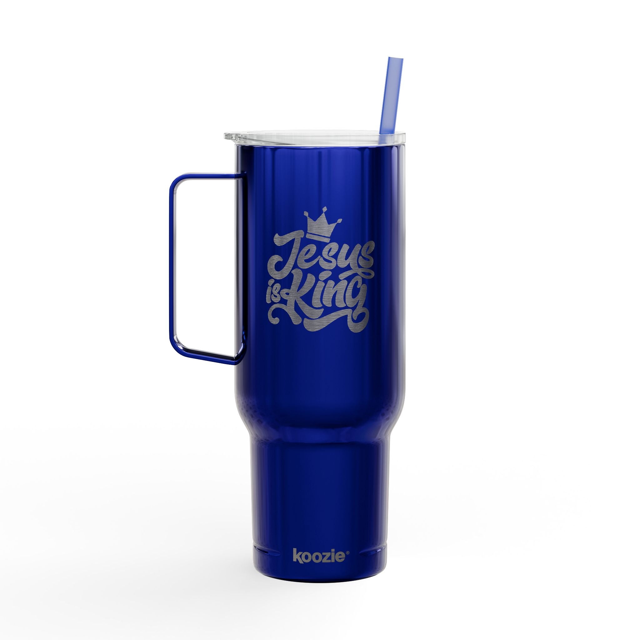 40oz Insulated "Jesus is King" Tumbler with Lid l