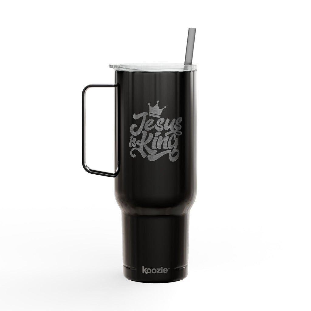 40oz Insulated "Jesus is King" Tumbler with Lid l