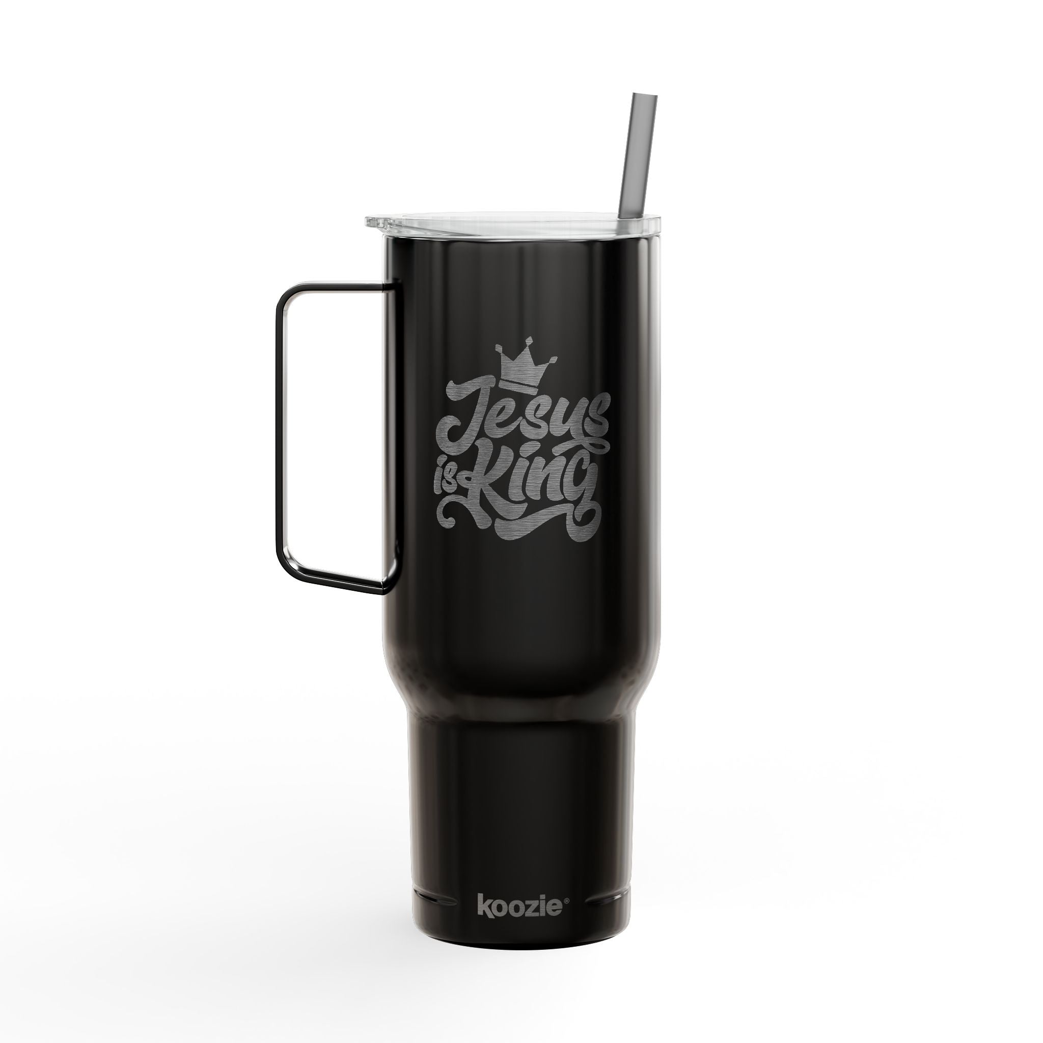 40oz Insulated "Jesus is King" Tumbler with Lid l