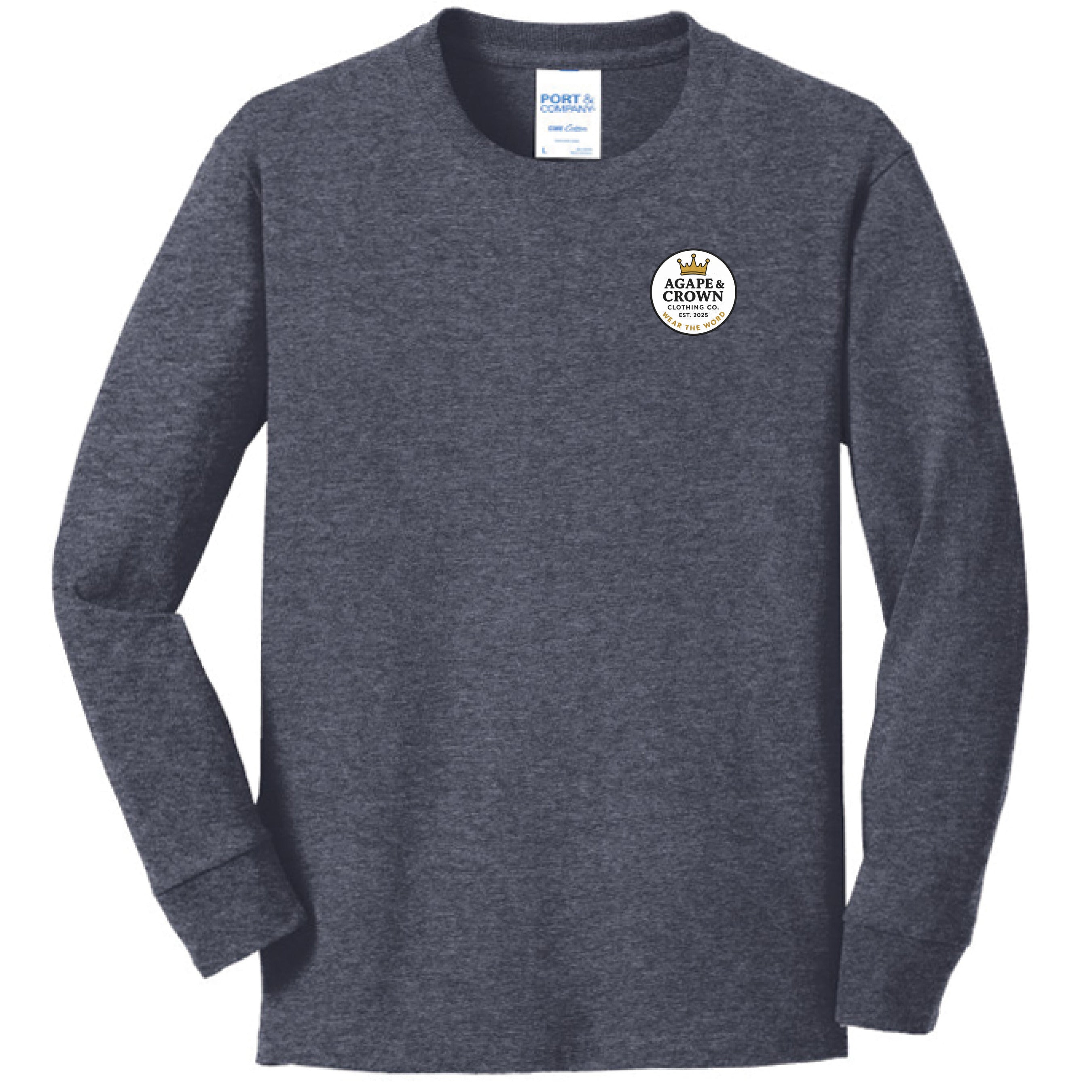 Heather Navy - FRONT