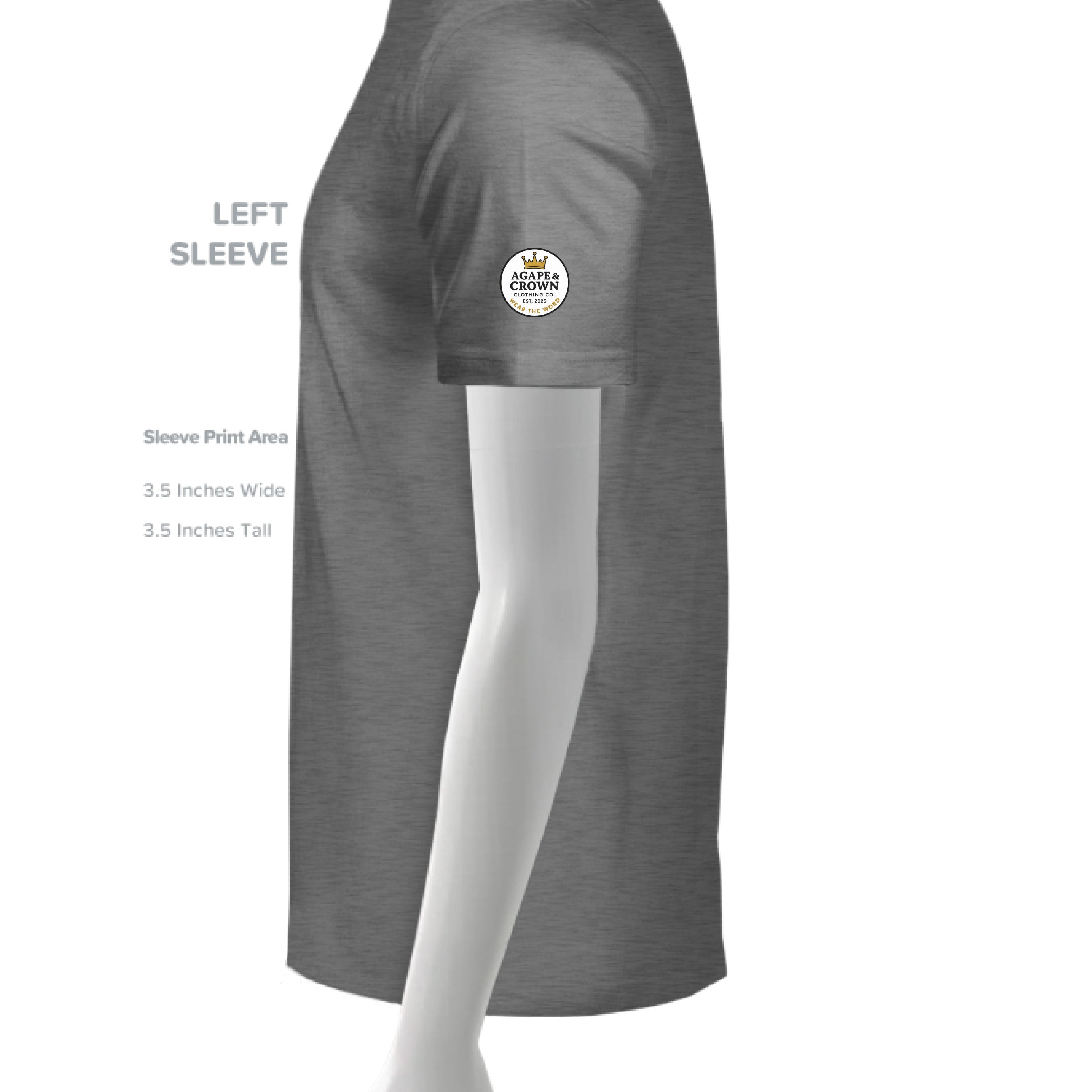 GRAPHITE HEATHER - SLEEVE_LEFT