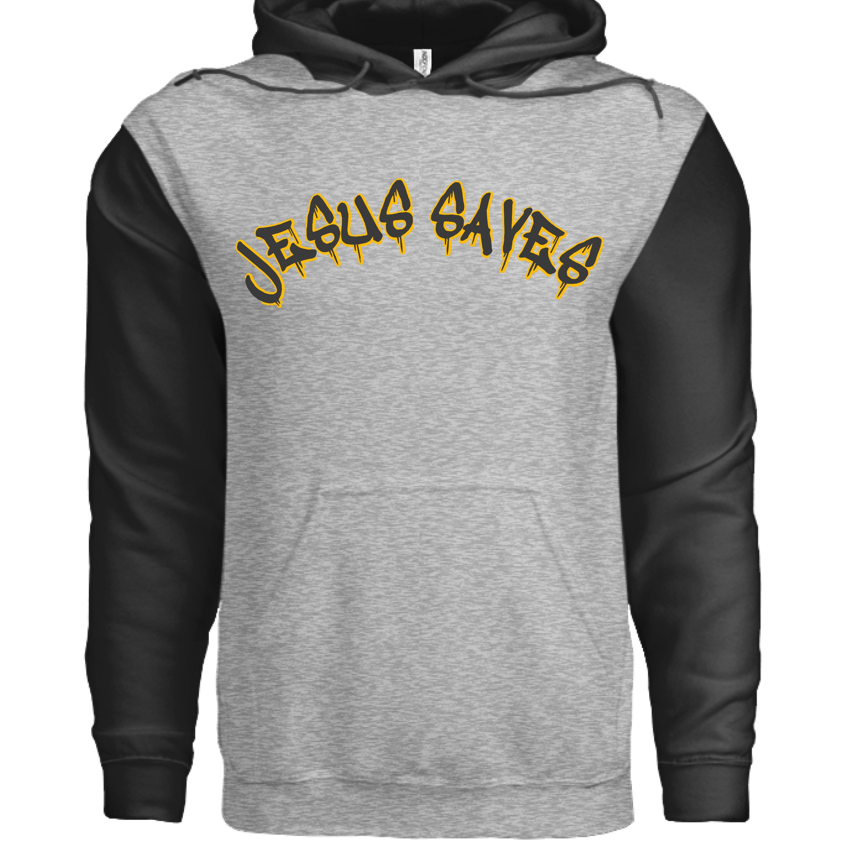 Grey Heather/ Black - FRONT