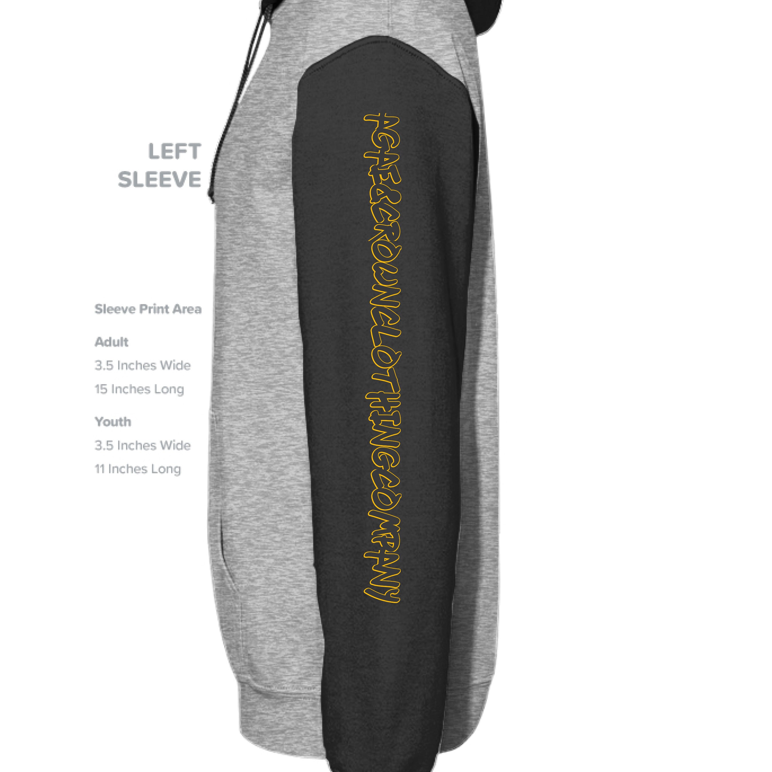 Grey Heather/ Black - SLEEVE_LEFT